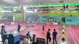 Disdikbud Padang sukses menggelar O2SN cabang bulu tangkis tingkat SD dan SMP se-Kota Padang. (Foto: Pemko Padang)