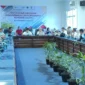 Sekretaris Daerah Pasbar, Doddy San Ismail membuka FGD Pengembangan Ekonomi Daerah Komoditas Jagung di Auditorium Kantor Bupati Pasaman Barat, Rabu (20/5). (Foto: Diskominfo Pasbar)