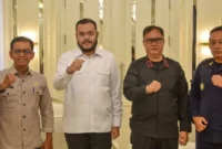 Wali Kota Padang Fadly Amran menerima kunjungan Kepala Lapas Kelas IIA Padang, Ronaldo Devinci Talesa, di Ruang VIP Rumah Dinas Wali Kota Padang, Kamis (21/5/2026). (Foto: Pemko Padang)