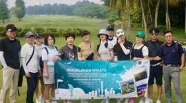 Kemenpar menggelar famtrip untuk mempromosikan destinasi wisata golf Indonesia ke pasar Republik Korea. (Foto: Kemenpar)