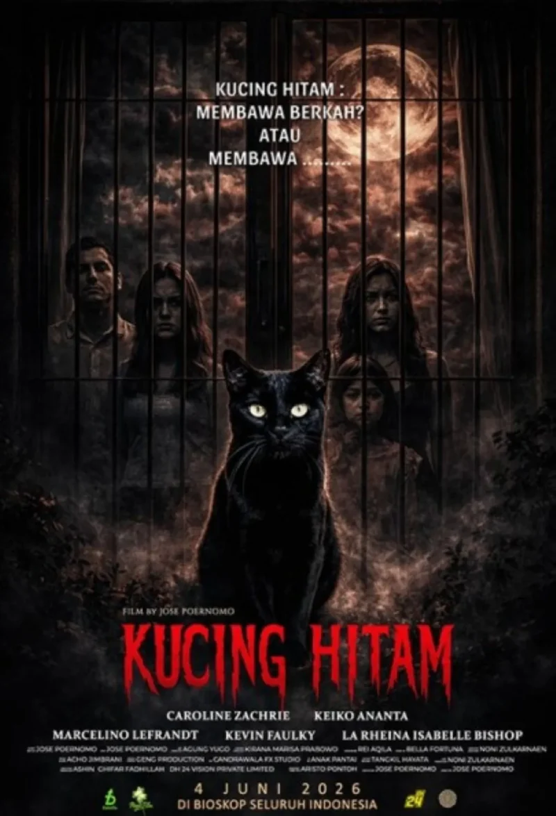Poster Film Kucing Hitam. (Foto: Film Indonesia)