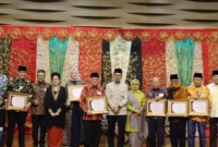 Gubernur Sumbar Mahyeldi menghadiri Forum Silaturahmi MDN-G 2026 di Auditorium Universitas YARSI, Jakarta Pusat, Sabtu (23/5/2026). (Foto: ADPSB)