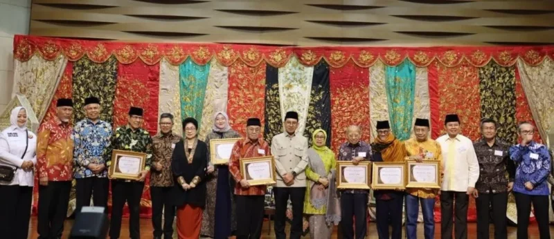 Gubernur Sumbar Mahyeldi menghadiri Forum Silaturahmi MDN-G 2026 di Auditorium Universitas YARSI, Jakarta Pusat, Sabtu (23/5/2026). (Foto: ADPSB)
