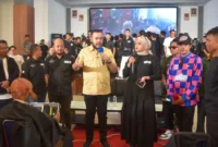 Wali Kota Padang Fadly Amran membuka Gatsby Nasional Barber League 2026 di Gedung Bagindo Aziz Chan Youth Center, Kota Padang, Kamis (21/5/2026). (Foto: Pemko Padang)