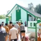 Gedung MTsN 7 Tanah Datar di Nagari Sungai Jambu, Kecamatan Pariangan kembali berdiri megah setelah hancur dihantam galodo pada 2024 lalu. (Foto: Prokopim Tanah Datar)