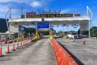 Gerbang Tol Padang–Sicincin. (Foto: Dok. Hutama Karya)