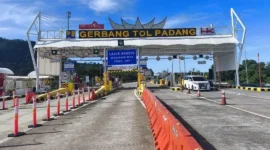Gerbang Tol Padang–Sicincin. (Foto: Dok. Hutama Karya)