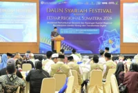 Gubernur Sumbar menghadiri DAUN Syariah Festival di Kantor Perwakilan Bank Indonesia Sumbar, Minggu (24/5/2026). (Foto: ADPSB)
