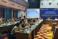 Suasana High Level Meeting TPID Provinsi Sumbar di Aula Anggun Nan Tongga, Kantor Perwakilan Bank Indonesia Padang, Selasa (12/5/2026). (Foto: Diskominfo Padang)
