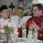 Wabup Tanah Datar Ahmad Fadly saat menghadiri pelantikan Pengurus IKAPABASKO Provinsi Bengkulu periode 2026–2031 di Gedung Balai Buntar, Kota Bengkulu, Sabtu (9/5/2026) malam. (Foto: Prokopim Tanah Datar)