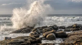Ilustrasi gelombang laut. (Foto: Pixabay)