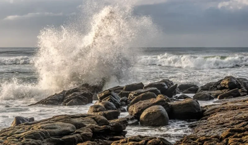 Ilustrasi gelombang laut. (Foto: Pixabay)