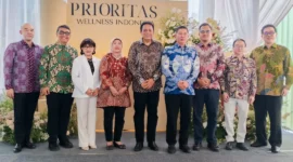 Direktur Jenderal Industri Kecil, Menengah, dan Aneka (IKMA) Kemenperin Reni Yanita dalam Grand Opening Prioritas Wellness Indonesia di Tangerang. (Foto: Kemenperin)