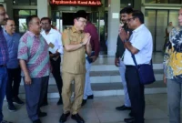 Wali Kota Payakumbuh Zulmaeta menyambut kedatangan investor asal India dan Malaysia, Selasa (19/5/2026). (Foto: MC Payakumbuh)