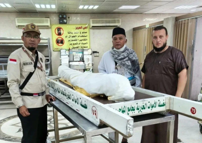 Jemaah haji asal Pasaman Wafat di Makkah akibat menderita penyakit ginjal kronis. (Foto: Humas Kemenhaj Sumbar)