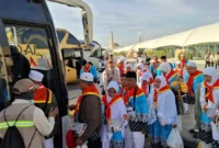 Seluruh jemaah haji indonesia telah tiba di Arab Saudi. (Foto: Kemenhaj)