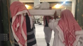 Seorang jemaah haji Embarkasi Padang Kloter PDG 11 wafat di Makkah pada Rabu (20/5/2026). (Foto: Humas Kemenhaj Sumbar)