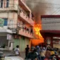 Kebakaran besar melanda kawasan Tarok Dipo, Bukittinggi, Jumat (1/5/2026) sore. (Foto: DPKP Bukittinggi)