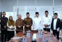Audiensi Kementerian Agama dan Kementerian Kependudukan dan Pembangunan Keluarga di Kantor Kemenag Lapangan Banteng, Jakarta. (Foto: Kemenag)