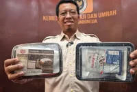 Kemenhaj menyiapkan distribusi makanan siap santap bagi jemaah haji Indonesia menjelang puncak ibadah haji di Armuzna. (Foto: Kemenhaj)