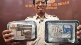 Kemenhaj menyiapkan distribusi makanan siap santap bagi jemaah haji Indonesia menjelang puncak ibadah haji di Armuzna. (Foto: Kemenhaj)