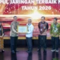 Kemnaker meraih penghargaan Pengawasan Kearsipan Tahun 2026 Klaster II dengan kategori Sangat Memuaskan (AA) dan nilai 97,18. (Foto: Kemnaker)