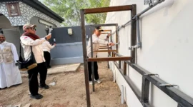 Kemenhaj RI melalui PPIH Arab Saudi terus mematangkan kesiapan fasilitas di Arafah, Muzdalifah, dan Mina (Armuzna) menjelang puncak ibadah haji 2026. (Foto: Kemenhaj)