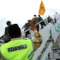 Jemaah calon haji Kloter 13 Embarkasi Padang terbang menuju Jeddah dari BIM, Jumat (8/5/2026). (Foto: Humas Kemenhaj Sumbar)