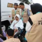 Kloter 14 sebagai kloter pamungkas resmi masuk Asrama Haji Tabing Padang pada Jumat (8/5/2026). (Foto: Humas Kemenhaj Sumbar)