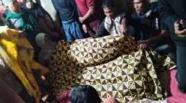 Seorang warga bernama Darwin (61) meninggal dunia setelah diserang buaya saat mencari lokan di Sungai Batang Paparian pada Rabu (20/5/2026) pagi. (Foto: Tim SAR)
