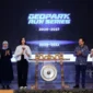 Menteri Pariwisata Widiyanti Putri Wardhana dalam Launching Geopark Run Series 2026–2027 di Jakarta, Jumat (22/5/2026). (Foto: Kemenpar)