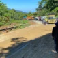 Akses jalan lintas Padang–Solok kembali dapat dilalui kendaraan, Selasa (26/5/2026). (Foto: WAG Pusdalops BPBD Padang)