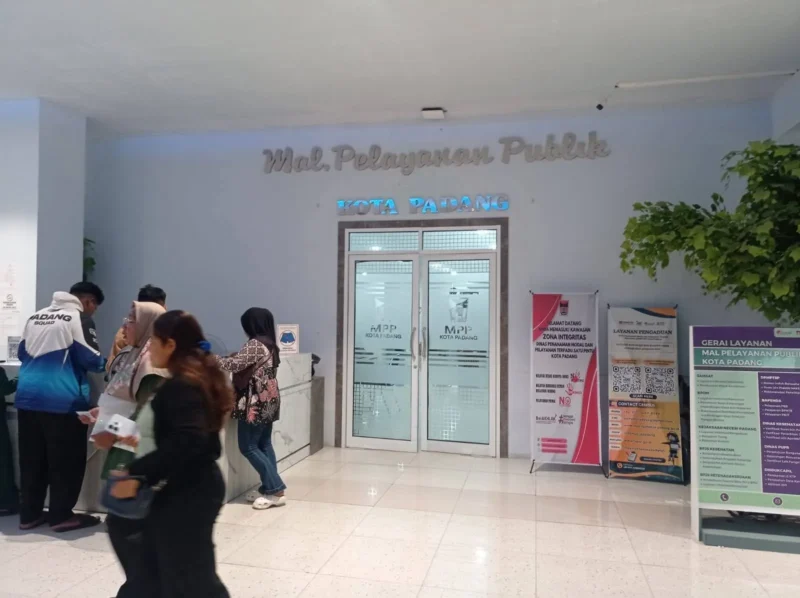 Mal Pelayanan Publik Padang di Plaza Andalas. (Foto: Diskominfo Padang)
