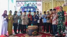 Wakil Wali Kota Padang Maigus Nasir membuka MTQN ke-42 Tingkat Kecamatan Padang Barat di Masjid Mujahidin, Kelurahan Flamboyan Baru, Rabu (13/5/2026). (Foto: Prokopim Padang)