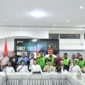 Wali Kota Padang Fadly Amran menerima perwakilan FSPMI Padang di Kediaman Resmi Wali Kota, Jumat (1/5/2026). (Foto: Prokopim Padang)