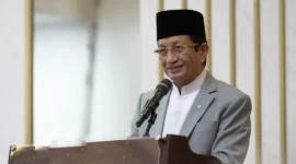 Menag Nasaruddin Umar menyampaikan ucapan Selamat Iduladha 1447 H/2026 M. (Foto: Kemenag)