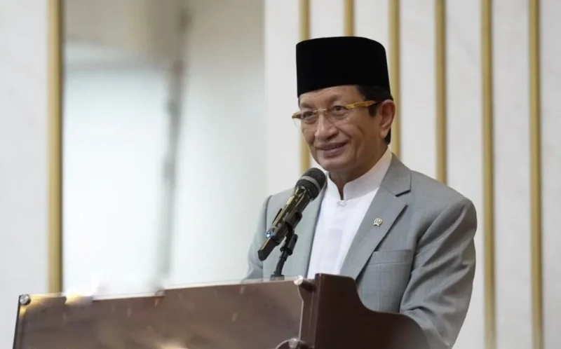 Menag Nasaruddin Umar menyampaikan ucapan Selamat Iduladha 1447 H/2026 M. (Foto: Kemenag)