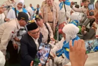 Menhaj, Moch. Irfan Yusuf tiba di Bandara Internasional King Abdulaziz, Jeddah, Arab Saudi, Selasa (19/5/2026) sore waktu setempat. (Foto: Kemenhaj)