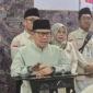 Menteri Koordinator Pemberdayaan Masyarakat sekaligus bagian dari misi Amirul Hajj 2026, Muhaimin Iskandar, usai memimpin rapat koordinasi di Makkah, Arab Saudi, Rabu (20/5/2026). (Foto: Kemenhaj)