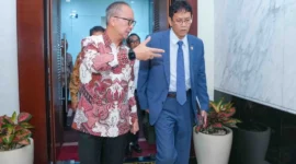 Menteri Perindustrian Agus Gumiwang Kartasasmita dan Menteri Keuangan Purbaya Yudhi Sadewa di Jakarta, Selasa (5/5). (Foto: Kementerian)