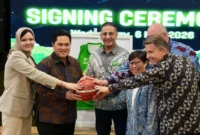 Menpora RI, Erick Thohir mengapresiasi kerjasama antara FIBA dan MILO Indonesia dalam memperkuat pengembangan olahraga basket di Indonesia. (Foto: Gilang/Kemenpora)