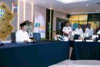 Mensos Saifullah Yusuf (Gus Ipul) saat konferensi pers di Kantor Kementerian Sosial, Rabu (13/5/2026). (Foto: Kemensos)