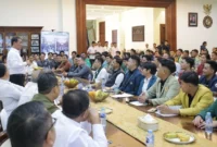 Mentan Andi Amran Sulaiman dalam diskusi bersama BEM seluruh Indonesia di Jakarta, Rabu (6/5/2026). (Foto: Ditjen PKH Kementan)