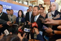 Menteri ESDM Bahlil Lahadalia dalam Acara IPA Convention & Exhibition di ICE BSD, Rabu (20/5). (Foto: Kementerian ESDM)