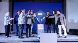 Menteri Ekonomi Kreatif, Teuku Riefky Harsya meluncurkan WCCE 2026 di Autograph Tower, Jakarta, Rabu (6/5). (Foto: Kementerian Ekraf)