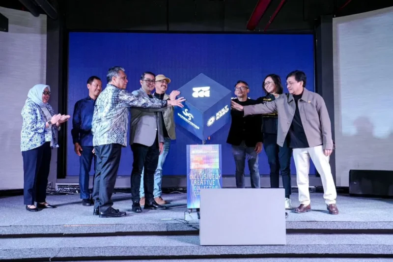 Menteri Ekonomi Kreatif, Teuku Riefky Harsya meluncurkan WCCE 2026 di Autograph Tower, Jakarta, Rabu (6/5). (Foto: Kementerian Ekraf)