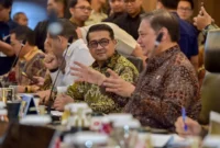 Menteri Ekraf Teuku Riefky Harsya mengikuti Rakortas di Kantor Menko Perekonomian, Jakarta, pada Selasa (26/5). (Foto: Kementerian Ekraf)
