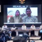 Menteri Kesehatan Budi Gunadi Sadikin saat mengikuti pertemuan daring bersama keluarga almarhumah dr. Myta Aprilia Azmy pada Kamis (7/5/2026). (Foto: Kemenkes)