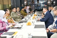 Menteri PKP Maruarar Sirait bertemu Direktur Utama BSI Anggoro Eko Cahyo di The Tower, Jakarta, Kamis (21/5/2026). (Foto: Kementerian PKP)
