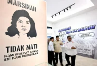 Presiden Prabowo Subianto meresmikan Museum Ibu Marsinah dan Rumah Singgah di Desa Nglundo, Kecamatan Sukomoro, Kabupaten Nganjuk, Sabtu (16/5/2026). (Foto: BPMI Setpres)